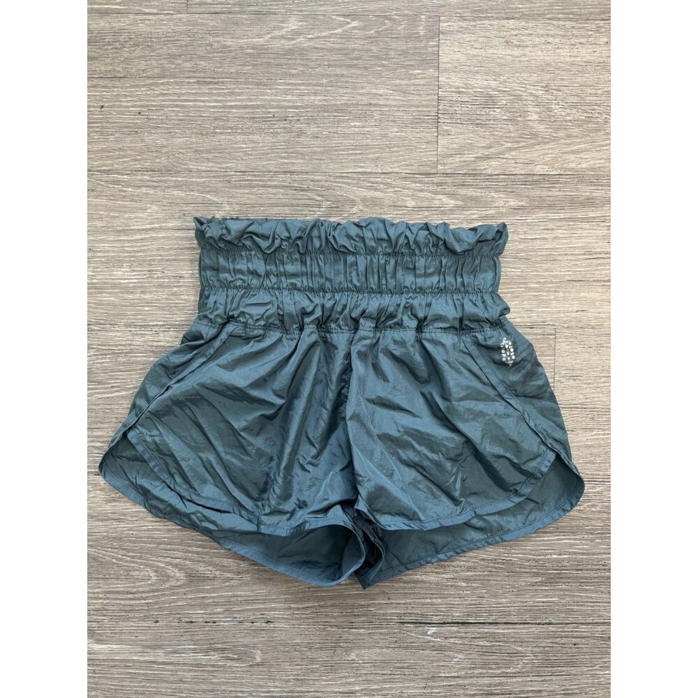Free People Teal Blue Movement The Way Home Shorts Size XSMALL